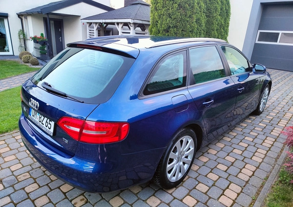 Audi A4 cena 44400 przebieg: 199838, rok produkcji 2013 z Strzelno małe 56